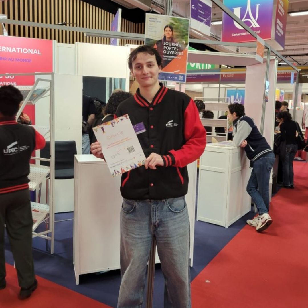 Louis Cherqui avec le Quadriptyque